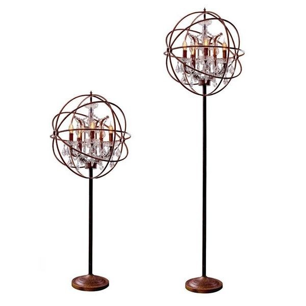 Торшер Foucaults orb crystal LOFT1897FT Торшер Foucaults orb crystal LOFT1897FT