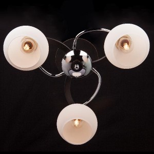 Потолочная люстра 9654 9654/3 хром/венге