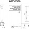 Подвесной светильник Bience H018-PL-01-NG