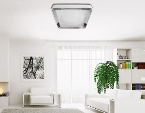 Потолочный светильник Orbital Crystal Sand FS1218 WH/WH 112W+36W D650*650