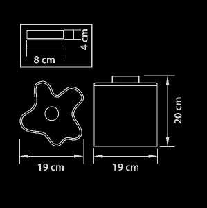 Потолочный светильник Nubi ondoso 802011