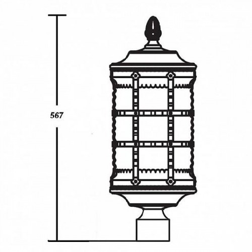 Плафон  81203 Bl