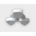 Потолочная люстра Orbital Granule FG2063 WH 72W+15W D330