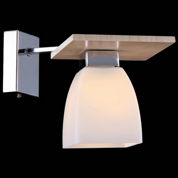 Бра Trento 11401/1W CHROME, WHITE OAK Бра Trento 11401/1W CHROME, WHITE OAK