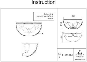 Бра Ottilia DIA700-WL-02-N