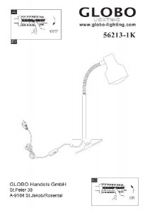 Интерьерная настольная лампа Rois 56213-1K