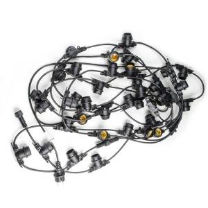 Гирлянда  UDL-K120 200/E27/100M IP65 BLACK BELT-LIGHT