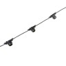 Гирлянда  UDL-K120 200/E27/100M IP65 BLACK BELT-LIGHT