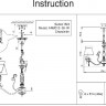 Подвесная люстра Bird ARM013-06-W