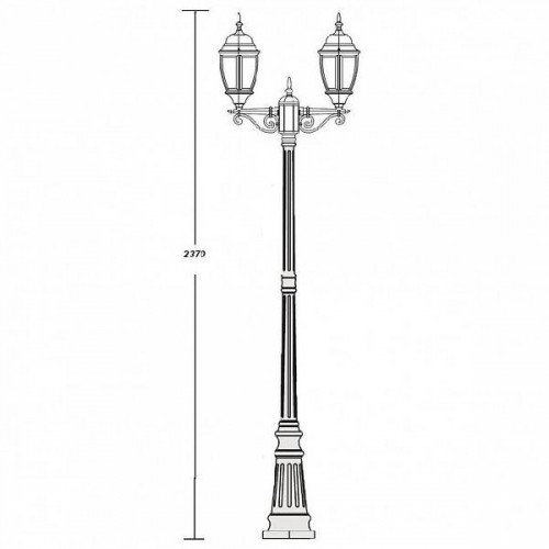 Наземный фонарь  91209L A Bl