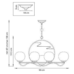 Подвесная люстра Enna 762097