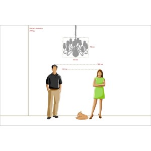 Подвесная люстра Элла 483010412