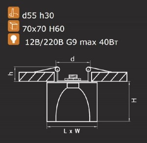 Точечный светильник META 004146