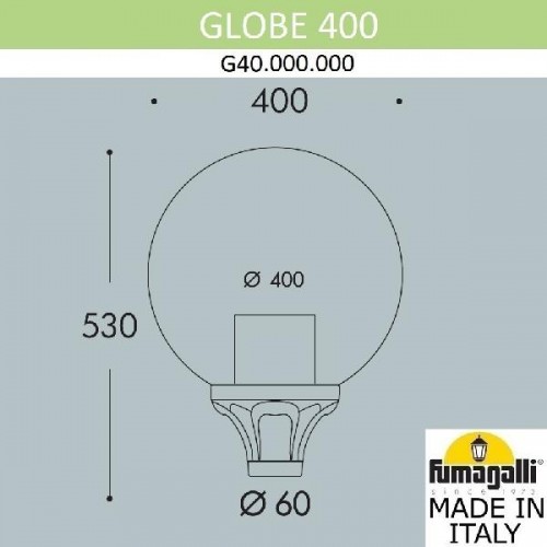 Плафон Globe 400 G40.000.000.AYE27