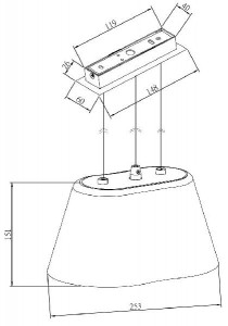 Подвесной светильник Yasmin 342004