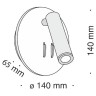 Спот Ios 176 C176-WL-01-6W-B