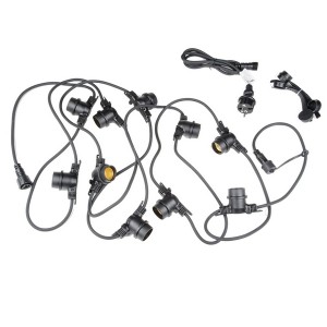 Гирлянда  UDL-K121 10/E27/5M 5C IP65 BLACK BELT-LIGHT