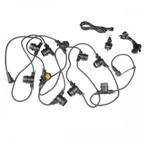 Гирлянда  UDL-K121 10/E27/5M 5C IP65 BLACK BELT-LIGHT