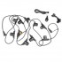 Гирлянда  UDL-K121 10/E27/5M 5C IP65 BLACK BELT-LIGHT