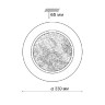 Настенно-потолочный светильник Pinola 2079/CL