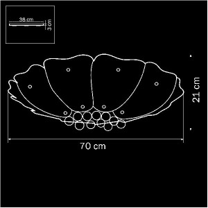 Потолочный светильник LOBO 804040