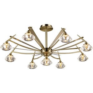 Потолочная люстра 907 907-09-53 antique brass