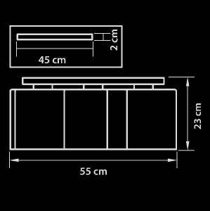Потолочный светильник Nubi ondoso 802071