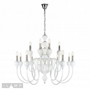 Подвесная люстра Lady 88003-10+5 WH