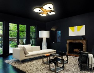 Потолочная люстра Orbital Granule FG2084 WH 128W+24W D770*770