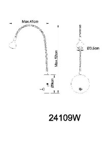 Спот Serpent 24109W