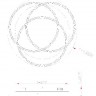 Потолочная люстра Witty 67097-40W