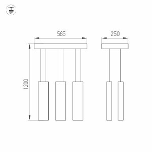 Подвесной светильник LEGACY 028153