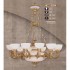 Подвесная люстра 244C 244C/12+3 AQ WHITE/CREAM ALABASTER