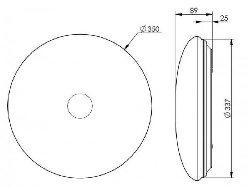 Потолочный светильник Euro LED 342048