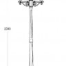 Наземный фонарь ST. LOUIS L 89108L A Bl