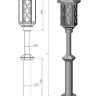 Наземный фонарь Grand 170-41/brc-11
