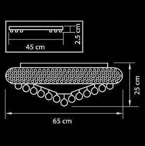 Потолочный светильник MONILE 704174