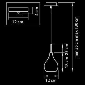 Подвесной светильник PENTOLA 803037
