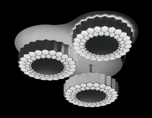 Потолочная люстра Orbital Hi-tech FH12/3 WH 96W D500