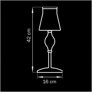 Интерьерная настольная лампа Escica 806910