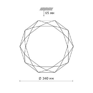 Настенно-потолочный светильник Tora 2012/CL