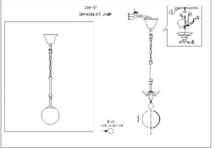 Подвесной светильник Cirque 2169-1P