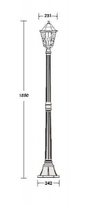 Наземный фонарь 79808 lg Gb