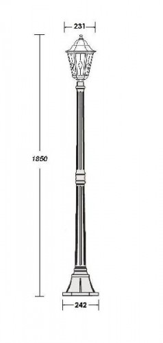 Наземный фонарь  79808 lg Gb