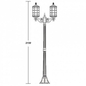 Наземный фонарь 81208 А Bl