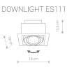 Точечный светильник Downlight 9571