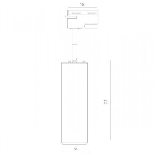 Трековый светильник Periscopio A1412PL-1BK