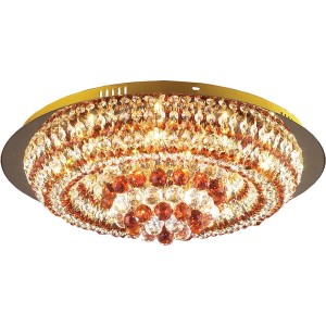 Потолочный светильник 62483 06 2483 0333 16 gold, amber and white crystal