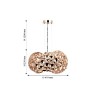 Подвесная люстра Gittus 2013-3PC