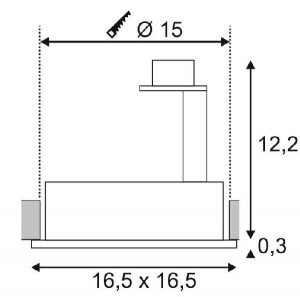 Точечный светильник New 111371